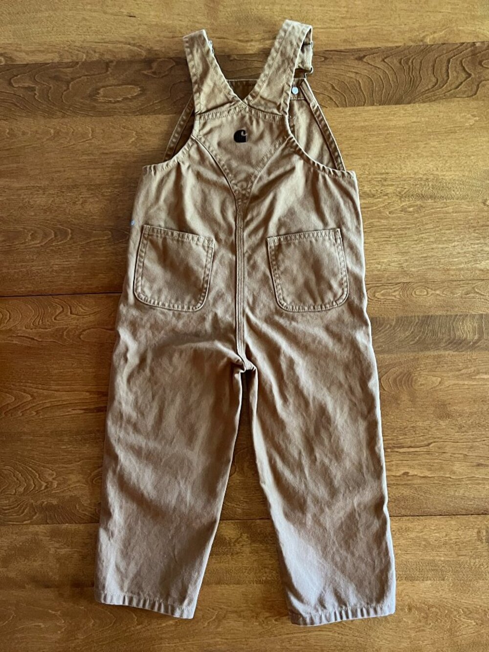 Carhartt tan overalls 3T - Picture 7 of 7